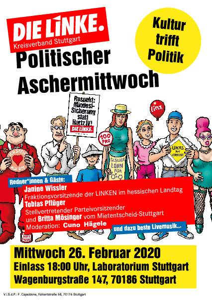 Politischer Aschermittwoch 2020 Die Linke Kv Stuttgart
